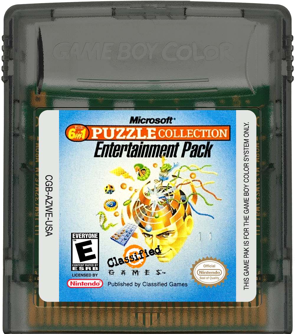 Microsoft 6 in 1 Puzzle Collection media 7 for GameBoy Color